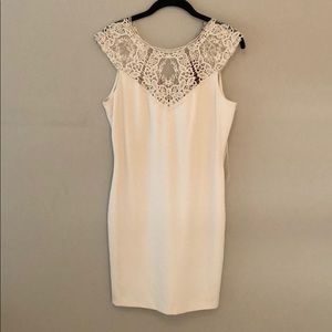 Ted Baker Lace Trim Jersey Dress